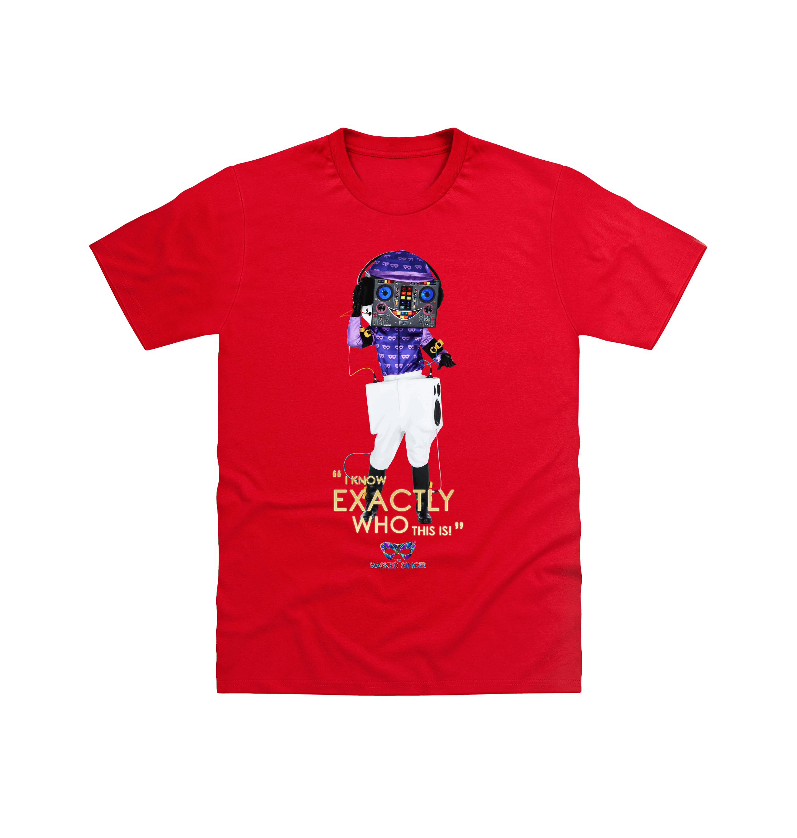 Red Printed T-shirt Front